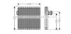 PRASCO TOV485 Evaporator, air conditioning